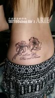 百合(腰)GirlsTATTOO