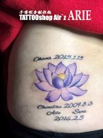 蓮.英文(腰)GirlsTATTOO