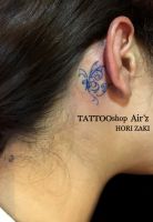 トライバル風.蝶々GirlsTATTOO