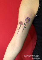花＆英文GirlsTATTOO