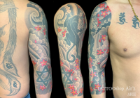 洋彫り＆和彫りコラボ