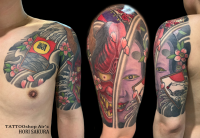 般若＆能面＆花札